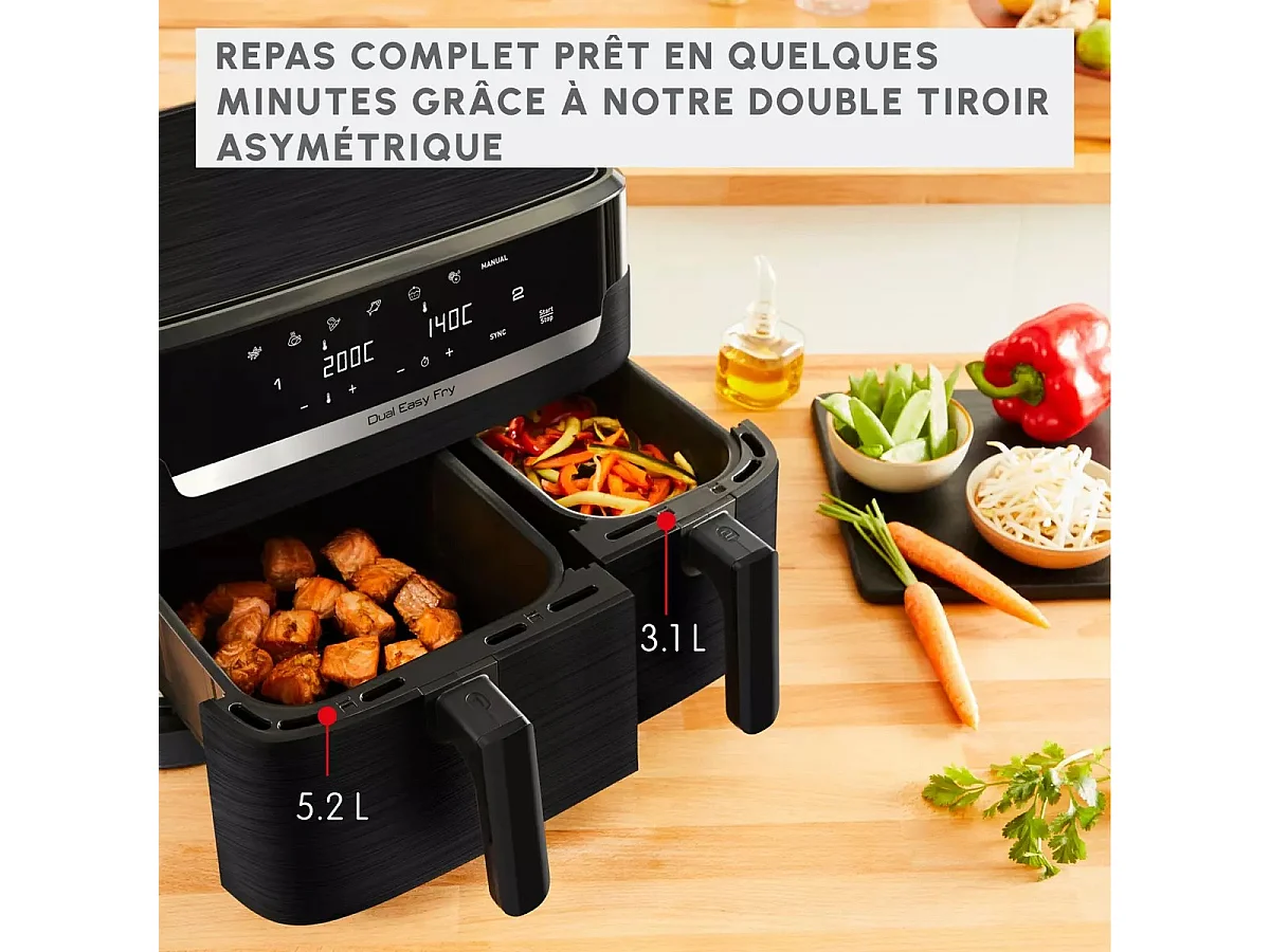 Moulinex Friteuse sans huile 8.3l 2700w gris - ez901h20