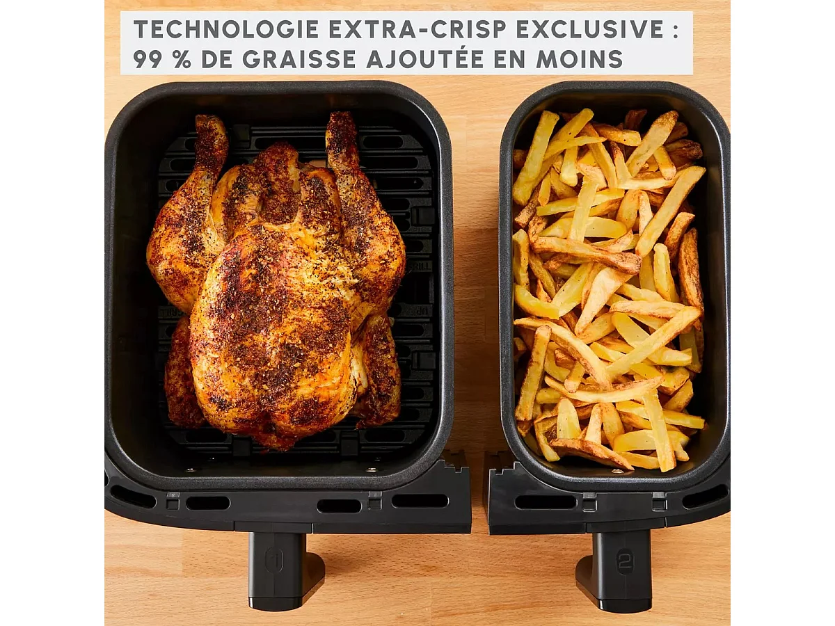 Moulinex Friteuse sans huile 8.3l 2700w gris - ez901h20