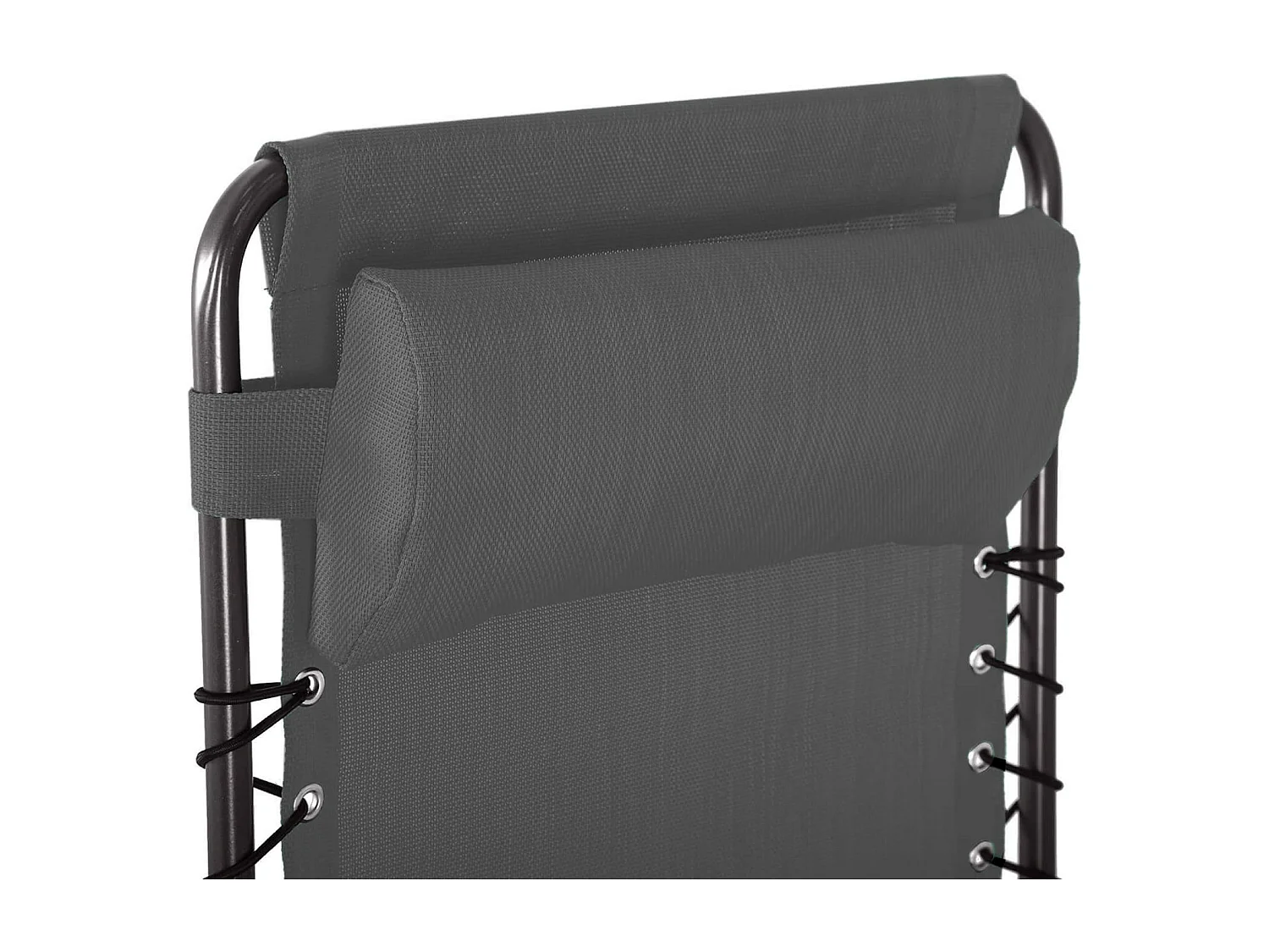 Sedia Sdraio Gravità Zero Rebecca Mobili Cherymoya 113x66x104 Poliestere Acciaio Grigio Scuro