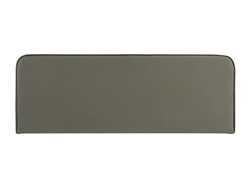 Tête de lit CELEST 160, Rembourrée, Fixation murale, Design arrondi moderne, Pour lit 160 cm ou moins, Gris