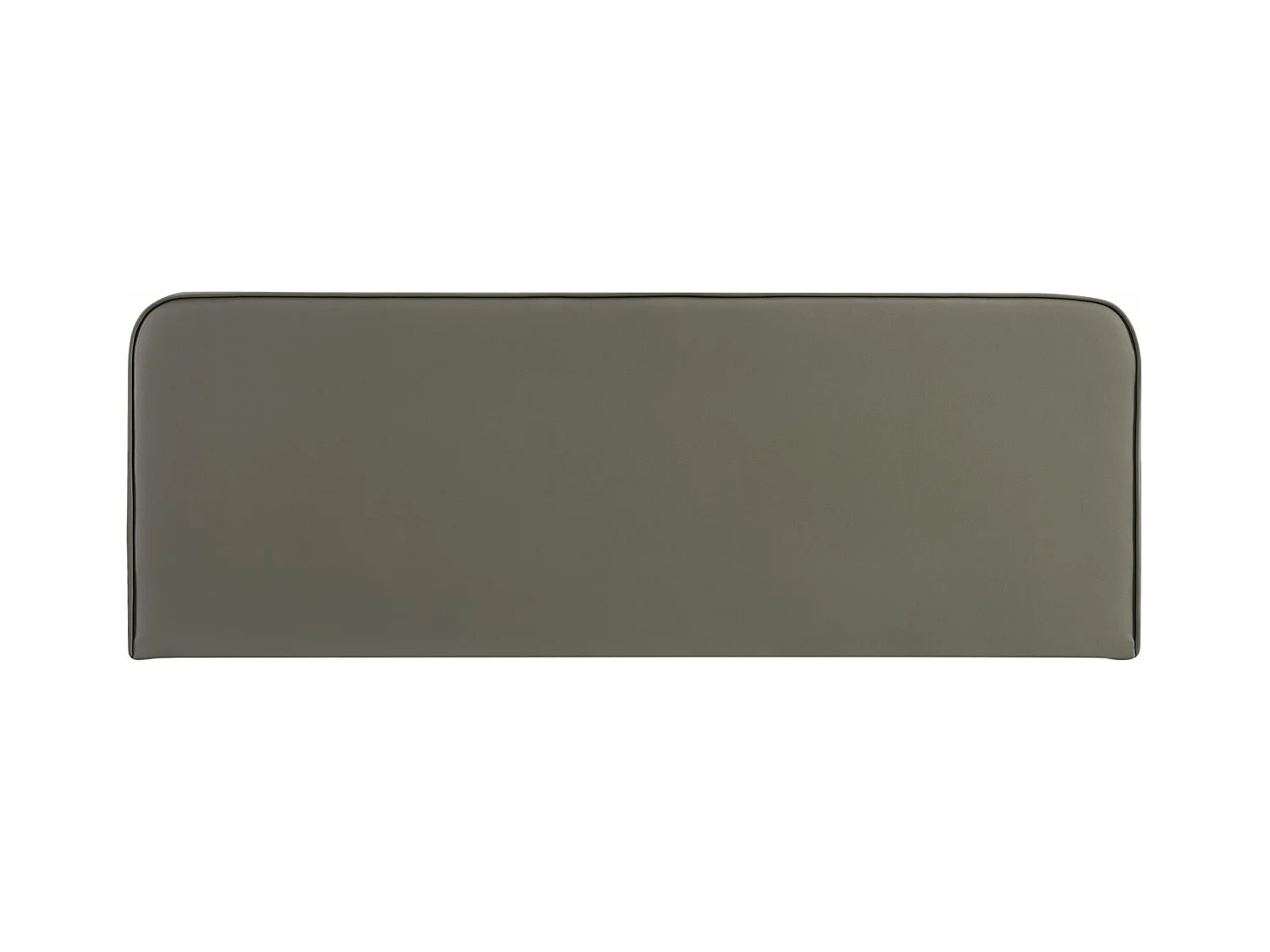 Tête de lit CELEST 160, Rembourrée, Fixation murale, Design arrondi moderne, Pour lit 160 cm ou moins, Gris