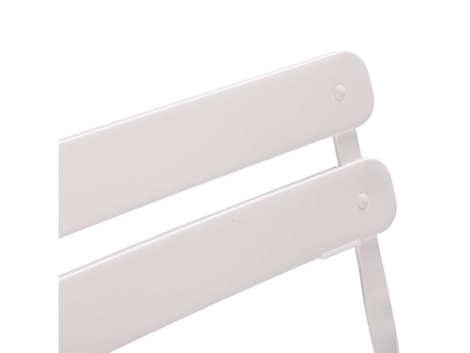 Tavolino Tondo con Sedie Rebecca Mobili Berenj 71x60x60 Acciaio Bianco Moderno SET 3 pz