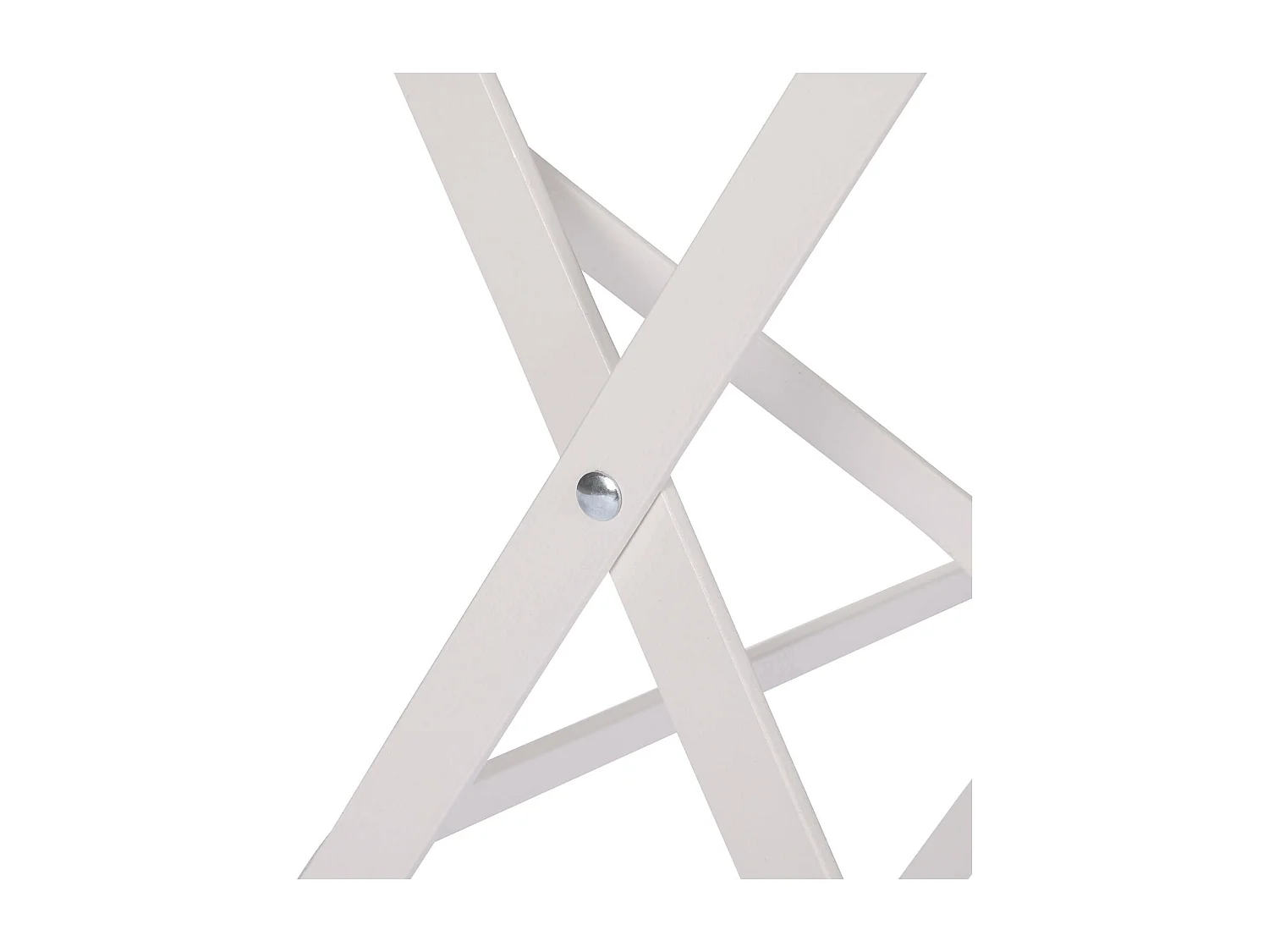 Tavolino Tondo con Sedie Rebecca Mobili Berenj 71x60x60 Acciaio Bianco Moderno SET 3 pz