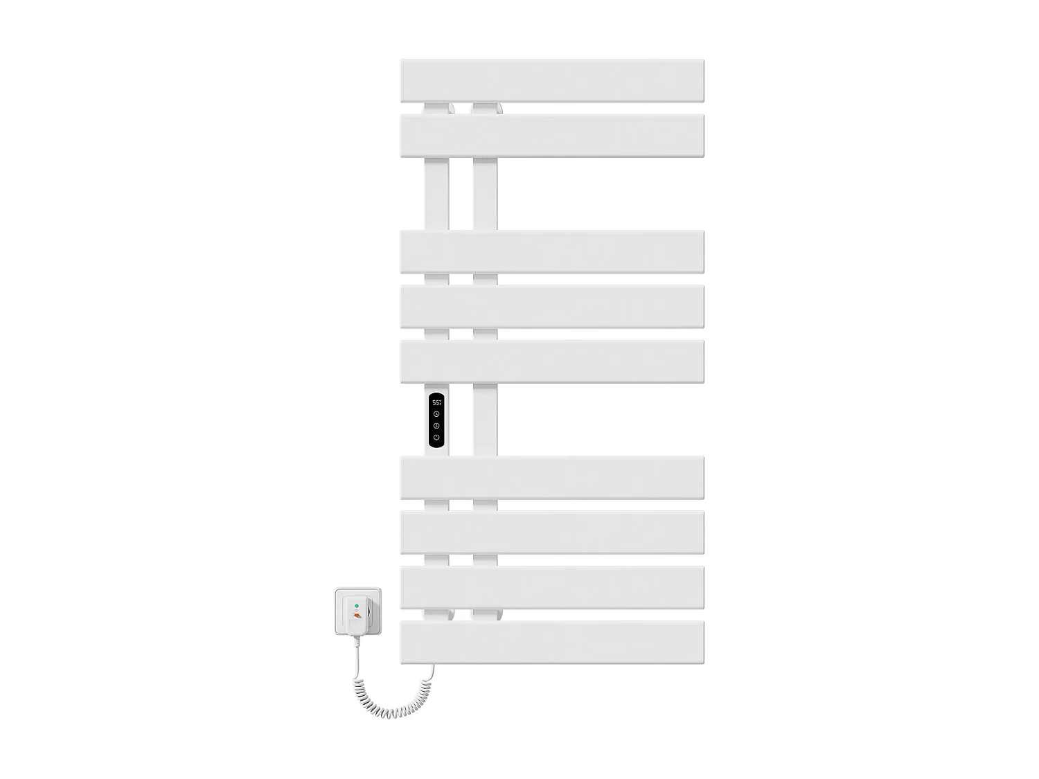 EMKE Elektrische Handdoekradiator 1000 x 500 mm, Wit 350W, Badkamer Wandmontage