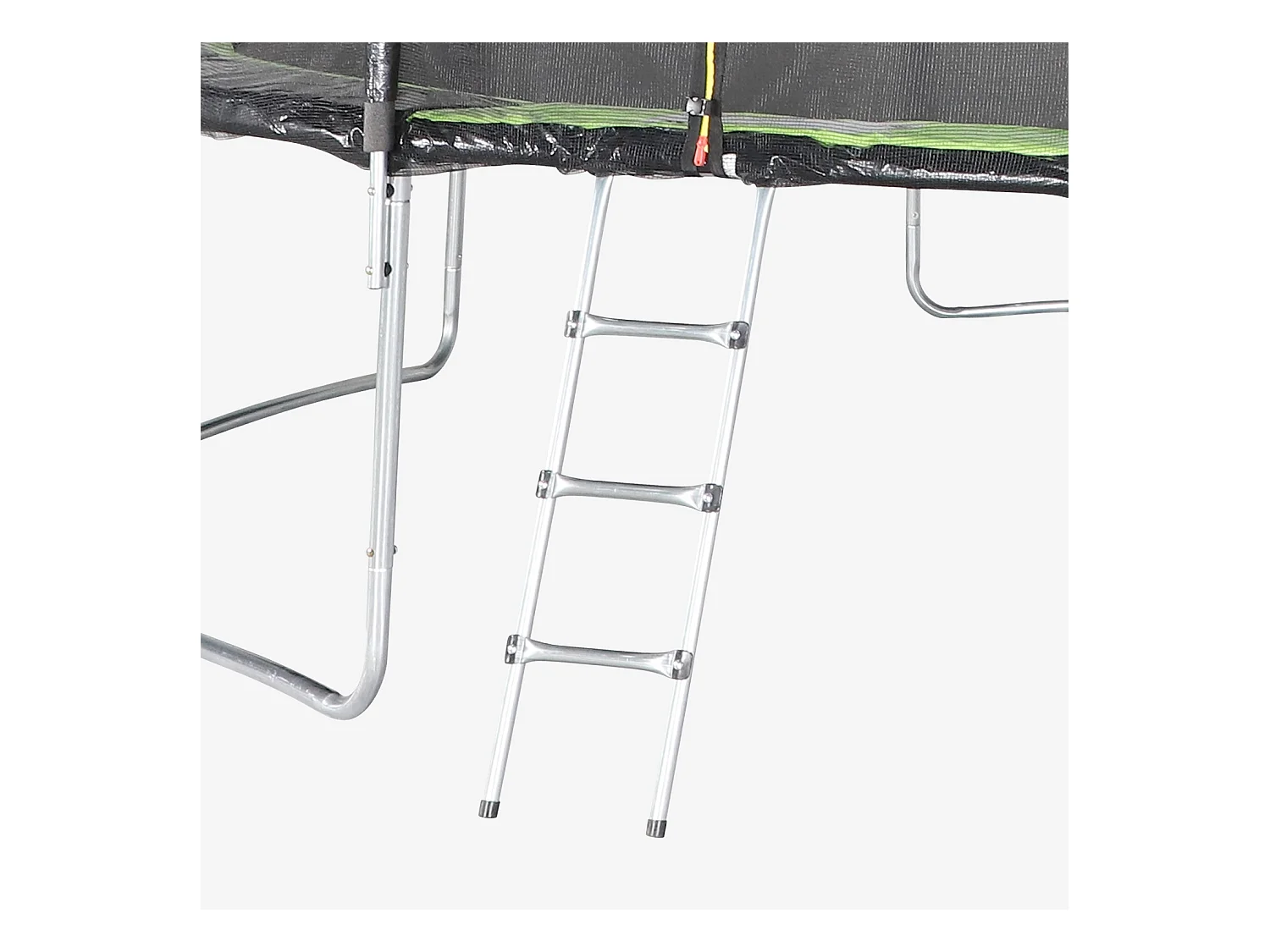 Cama elástica con pack de accesorios, 490cm verde