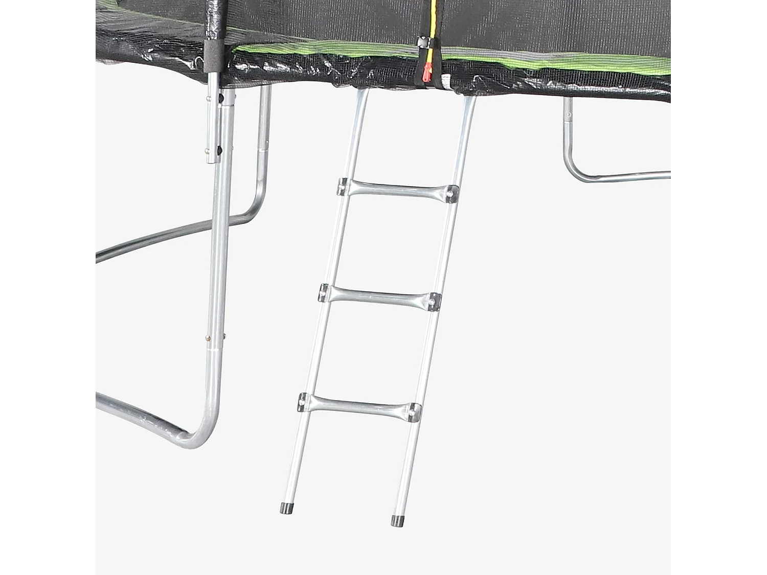 Cama elástica con pack de accesorios, 490cm verde