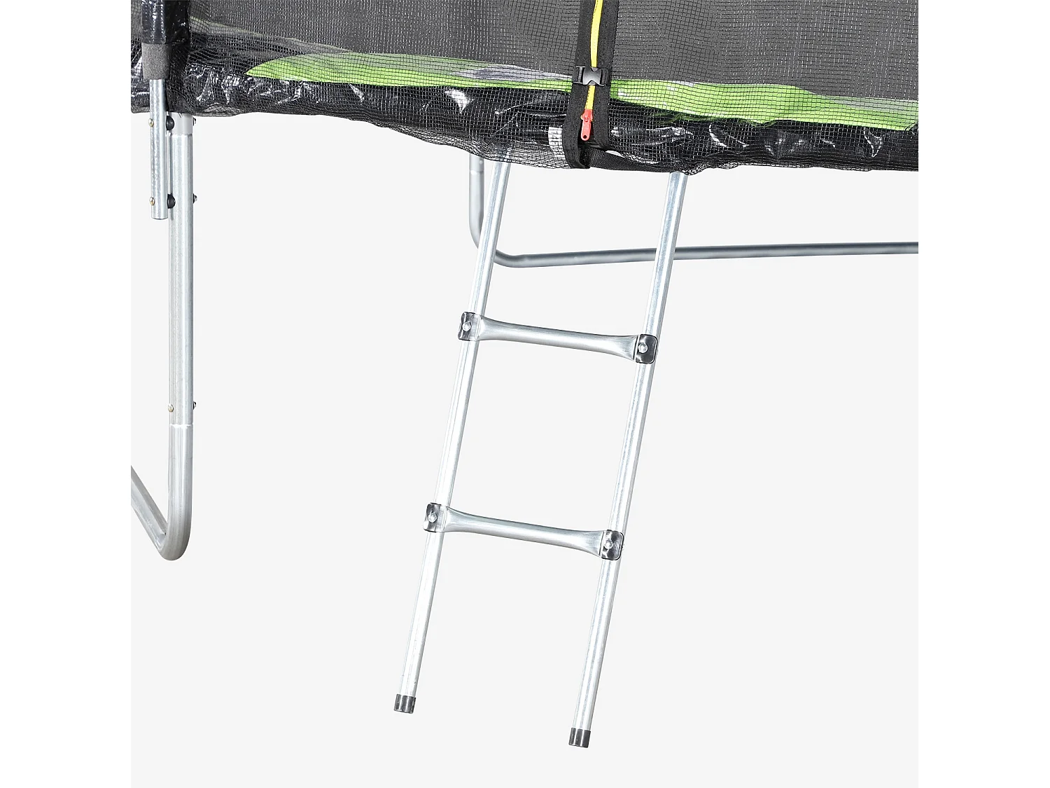 Trampolín con pack de accesorios de 430cm verde