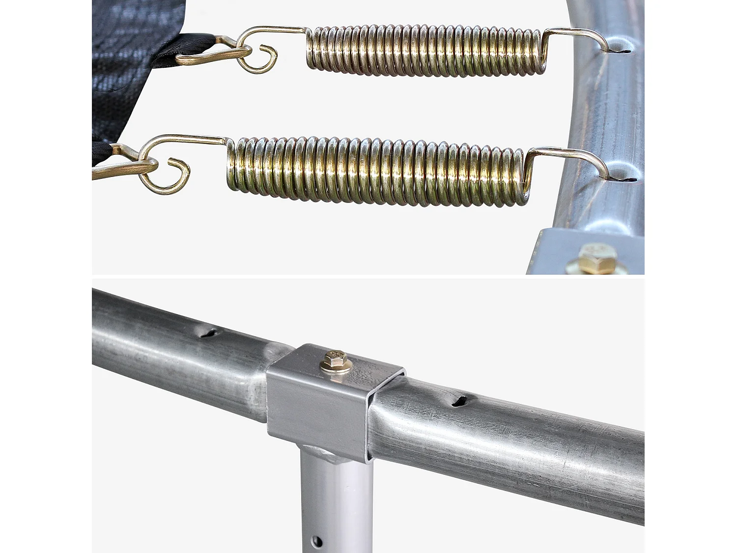 Trampolino 370cm con pacchetto di accessori, verde