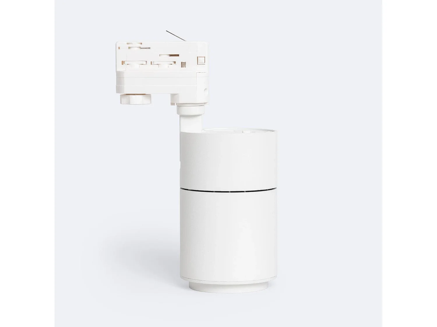 Spot LED sur Rail Triphasé 30W Dimmable Pulyx CCT Sélectionnable Multi-angle 15-60º Blanc