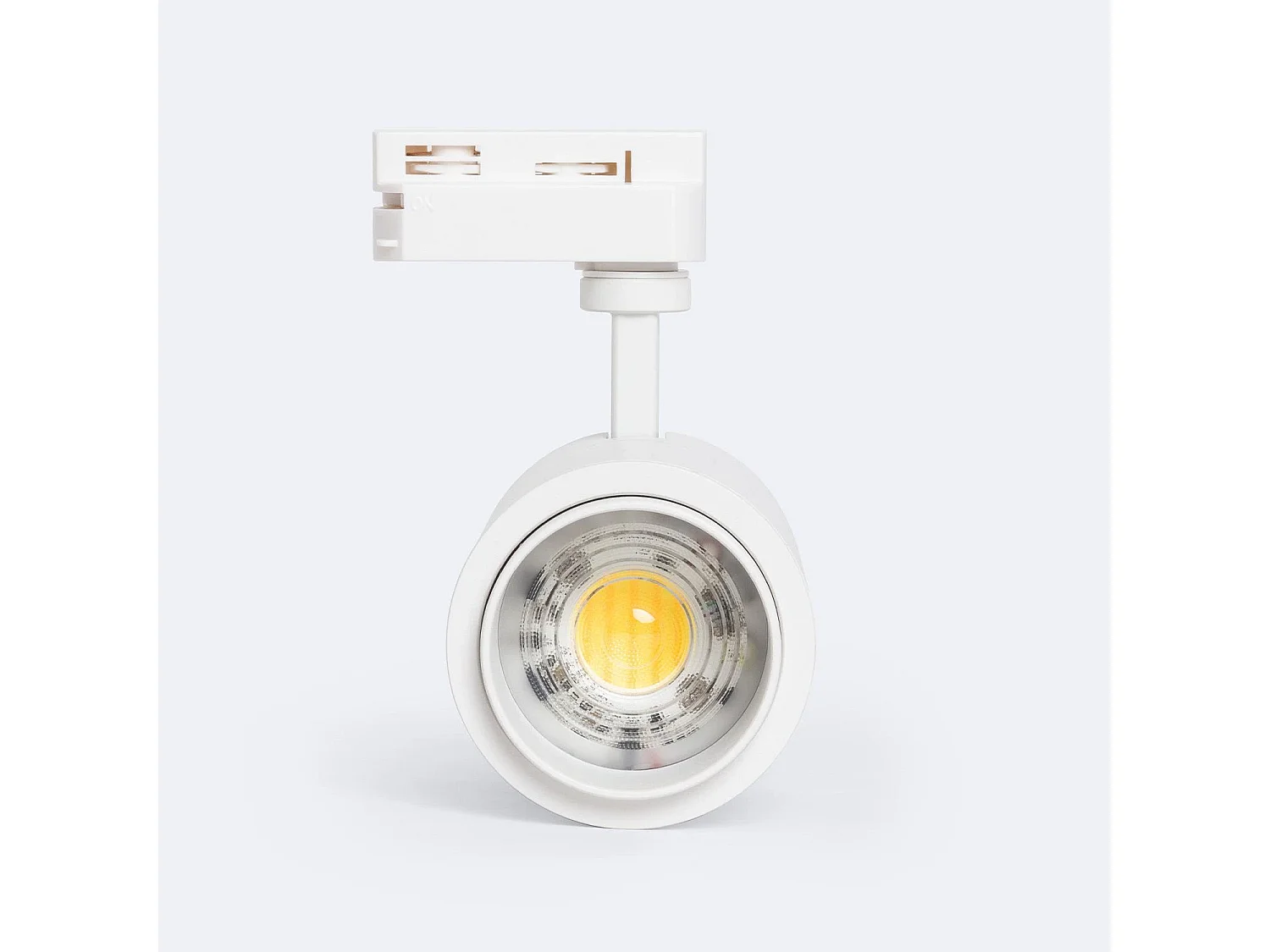 Spot LED sur Rail Monophasé 20W Pulyx Dimmable CCT Sélectionnable Multi-angle 15-60º Blanc