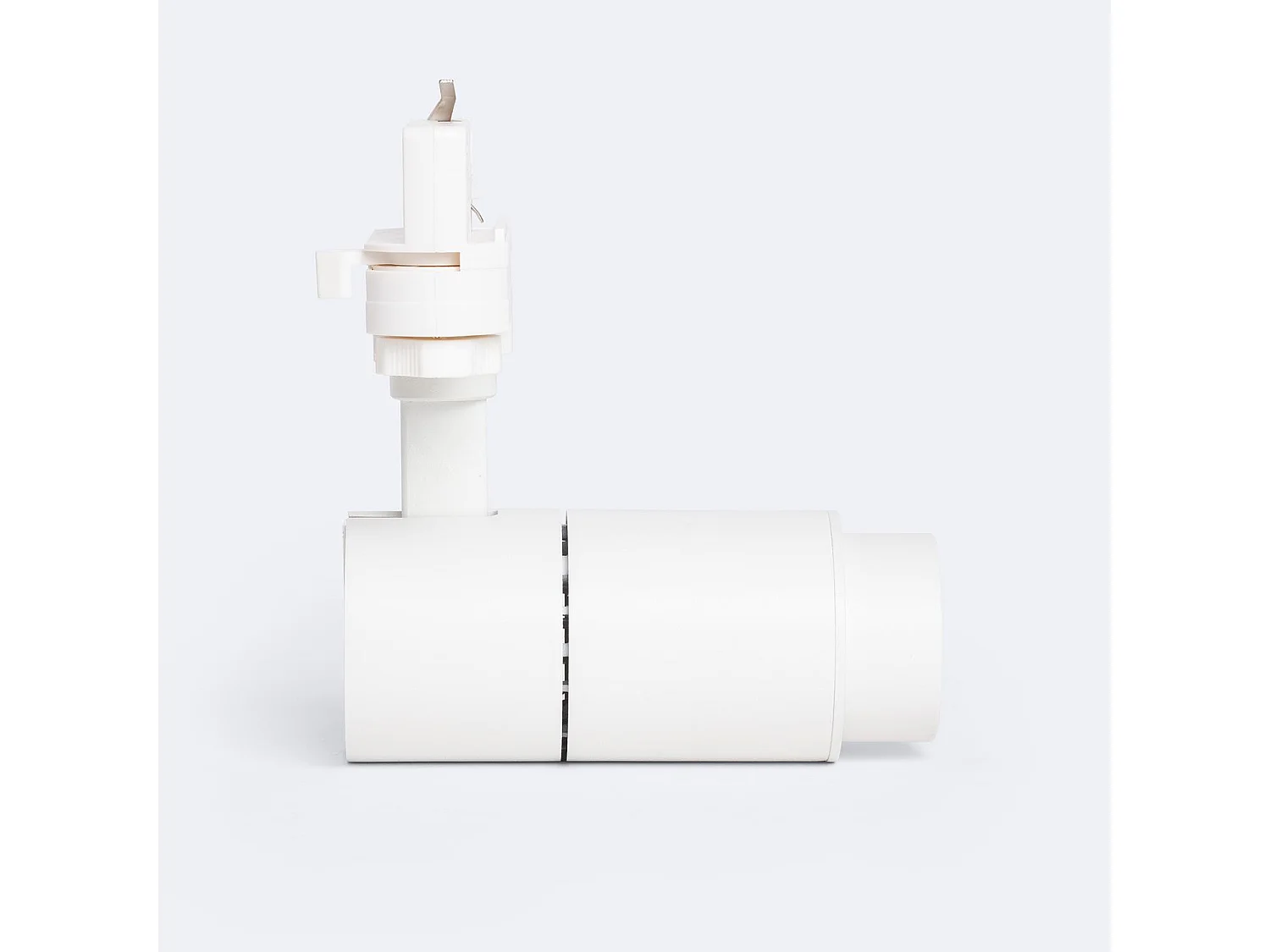 Spot LED sur Rail Triphasé 10W Dimmable CCT Sélectionnable Pulyx Multi-angle 15-60º Blanc