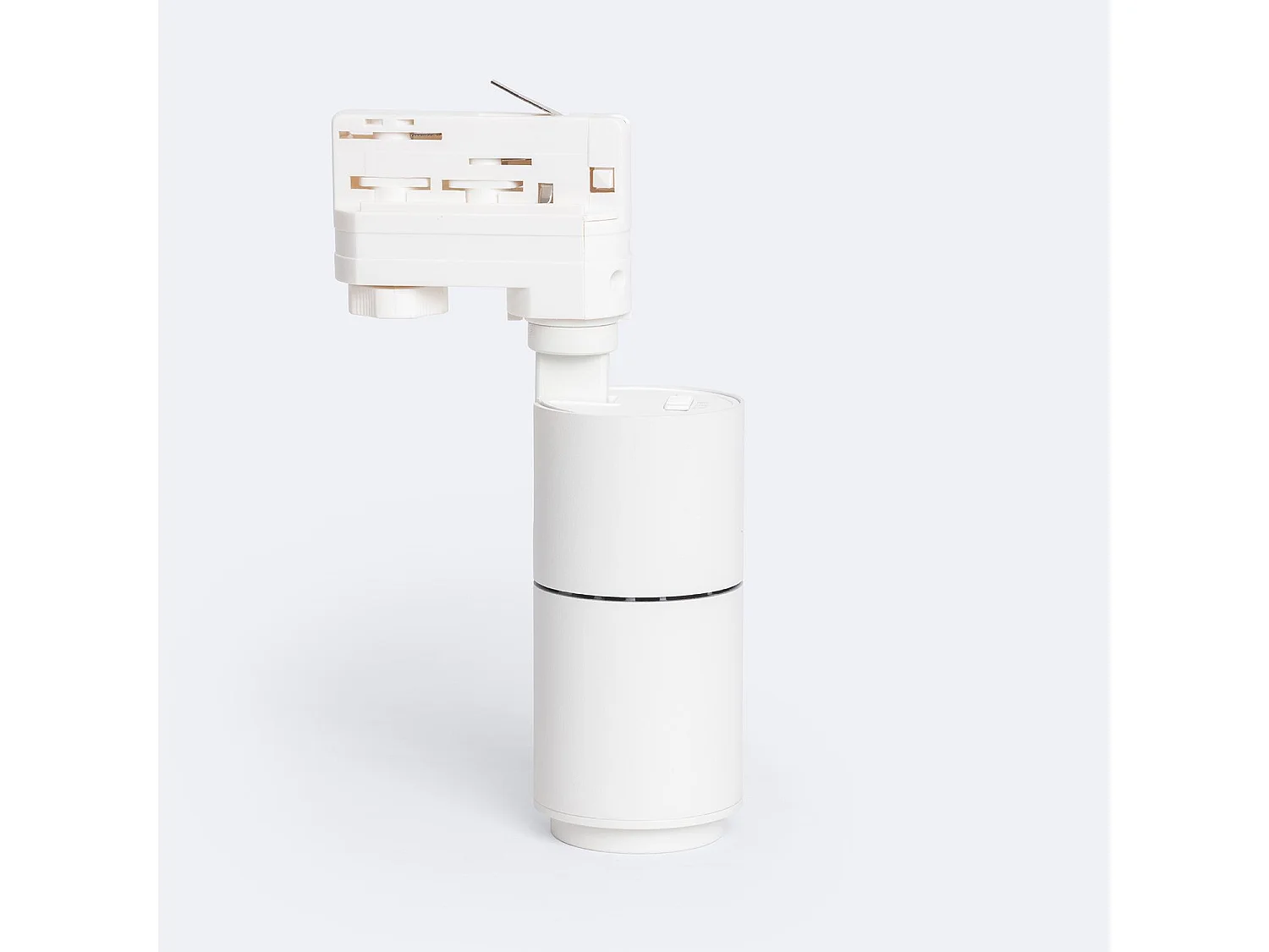 Spot LED sur Rail Triphasé 10W Dimmable CCT Sélectionnable Pulyx Multi-angle 15-60º Blanc