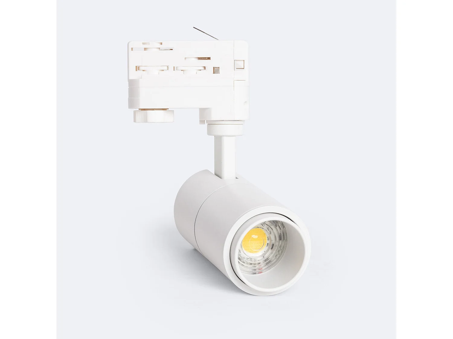 Spot LED sur Rail Triphasé 10W Dimmable CCT Sélectionnable Pulyx Multi-angle 15-60º Noir