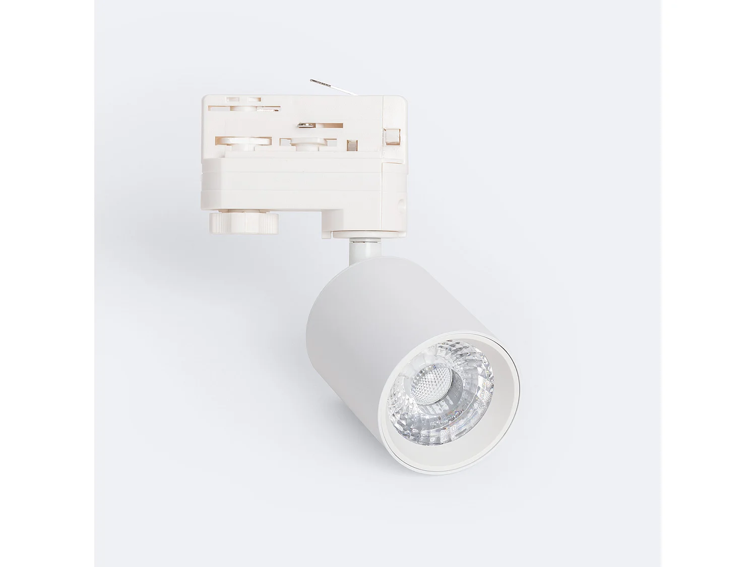 Spot LED sur Rail Triphasé 10W Dimmable Mallet Blanc 3000K Blanc chaud