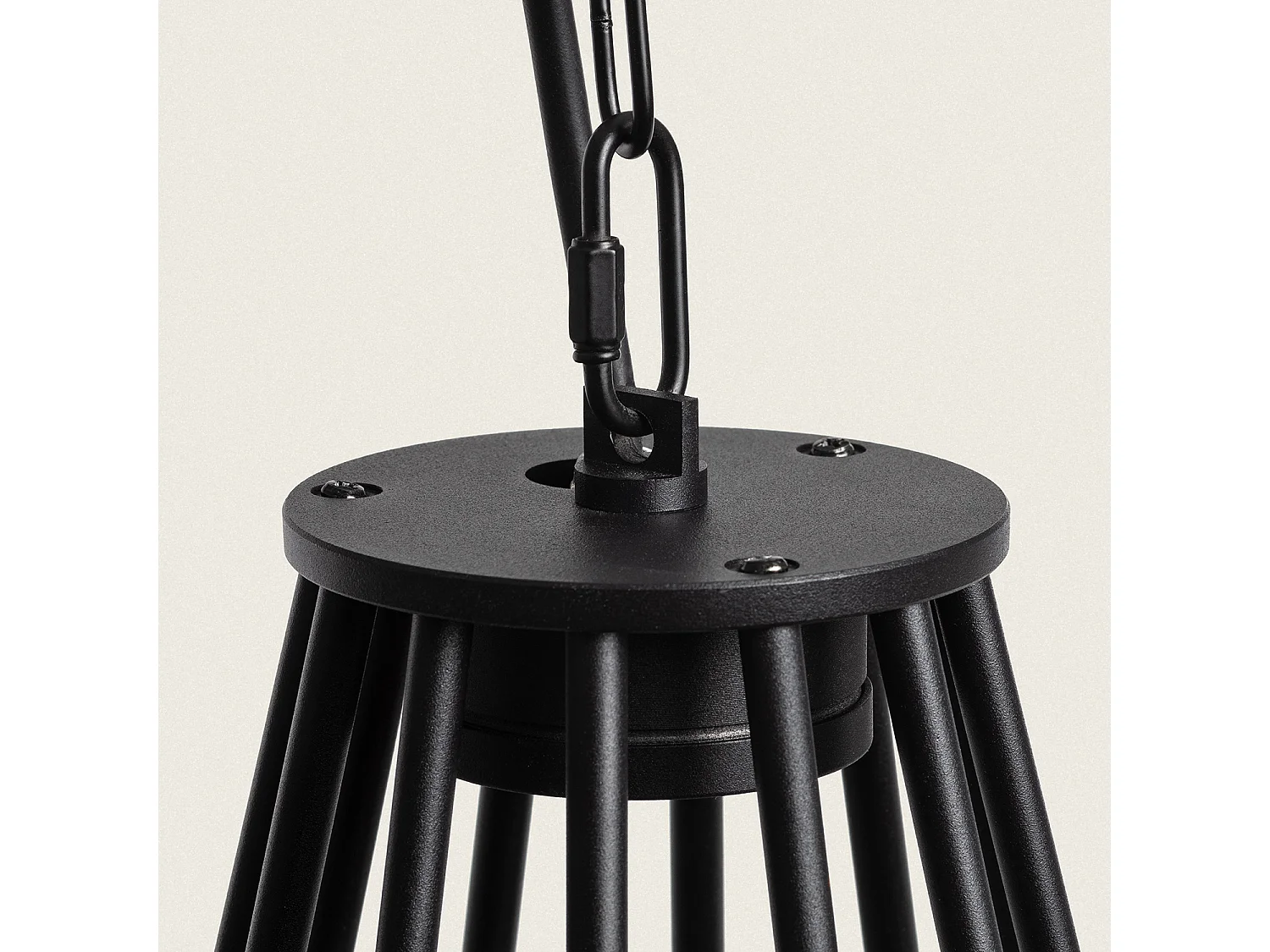 Suspension Extérieure LED 6W Aluminium Bradda Noir