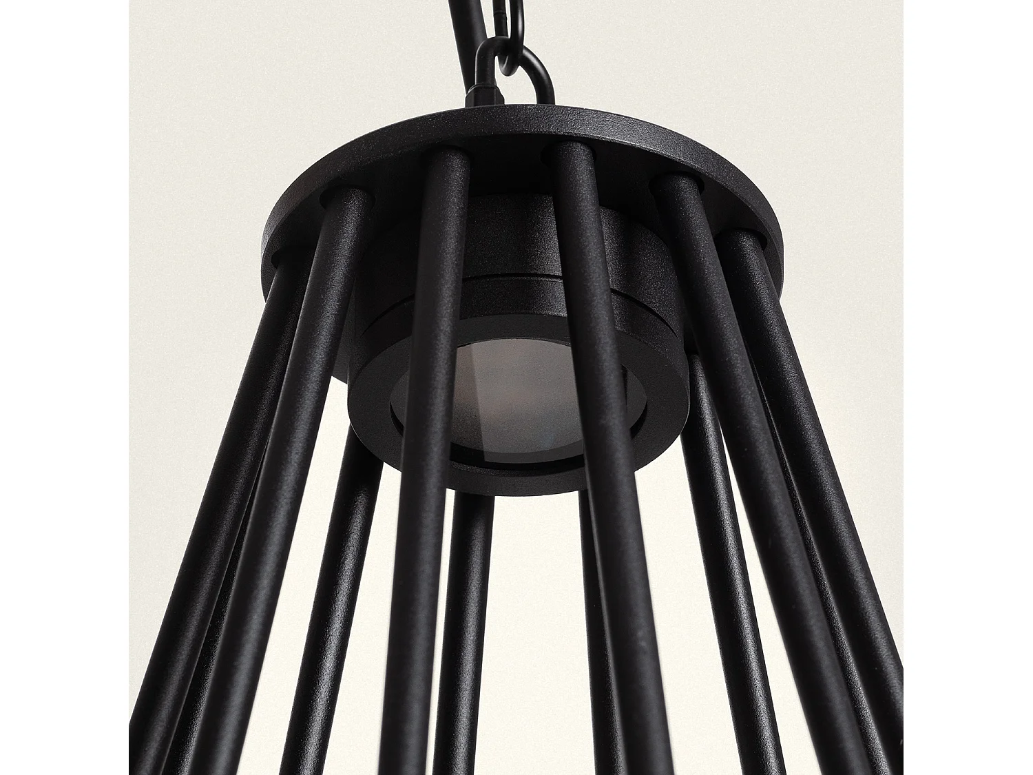 Suspension Extérieure LED 6W Aluminium Bradda Noir