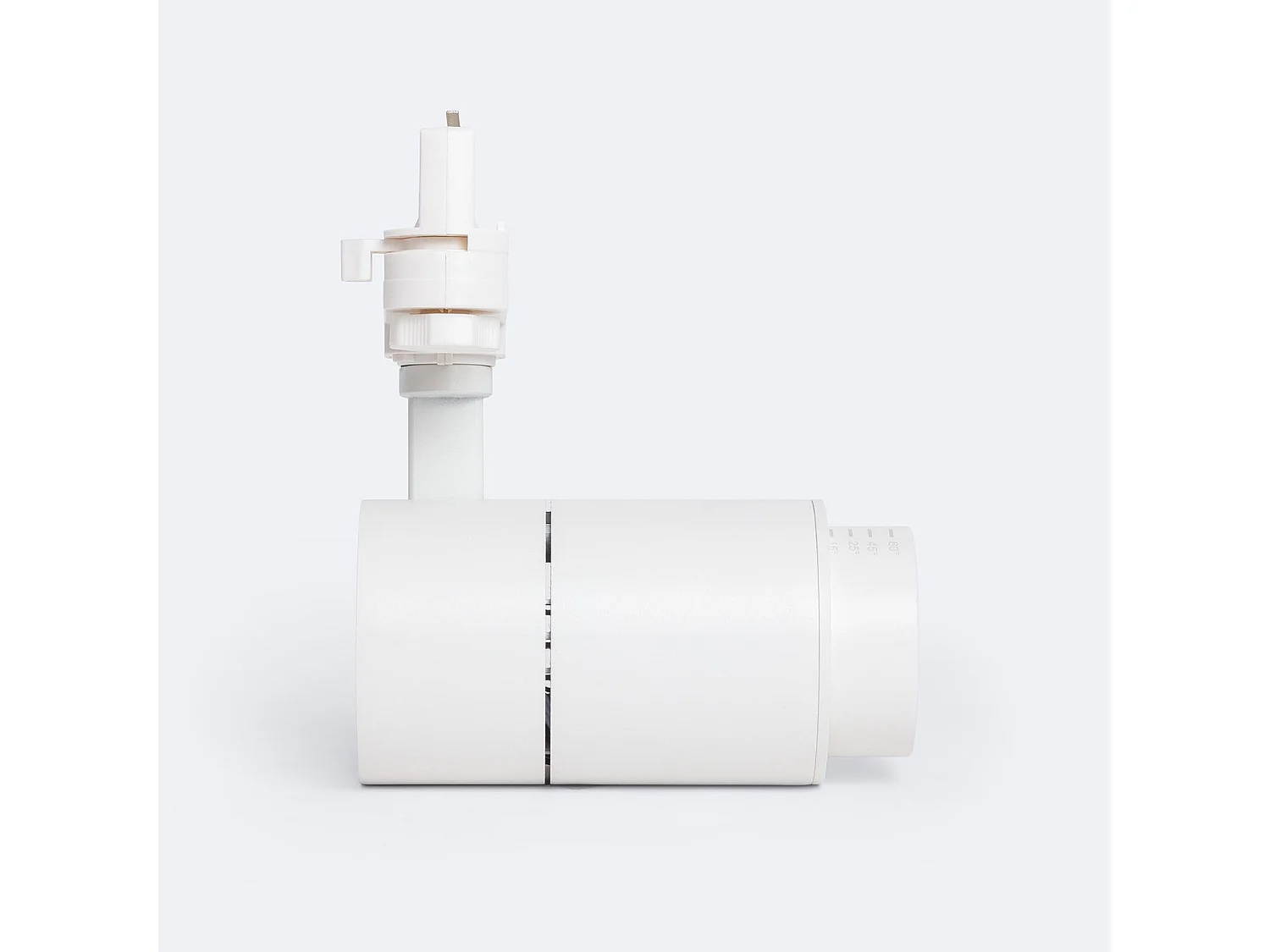 Spot LED sur Rail Triphasé 20W Dimmable CCT Sélectionnable Pulyx Multi-Angle 15-60º Blanc