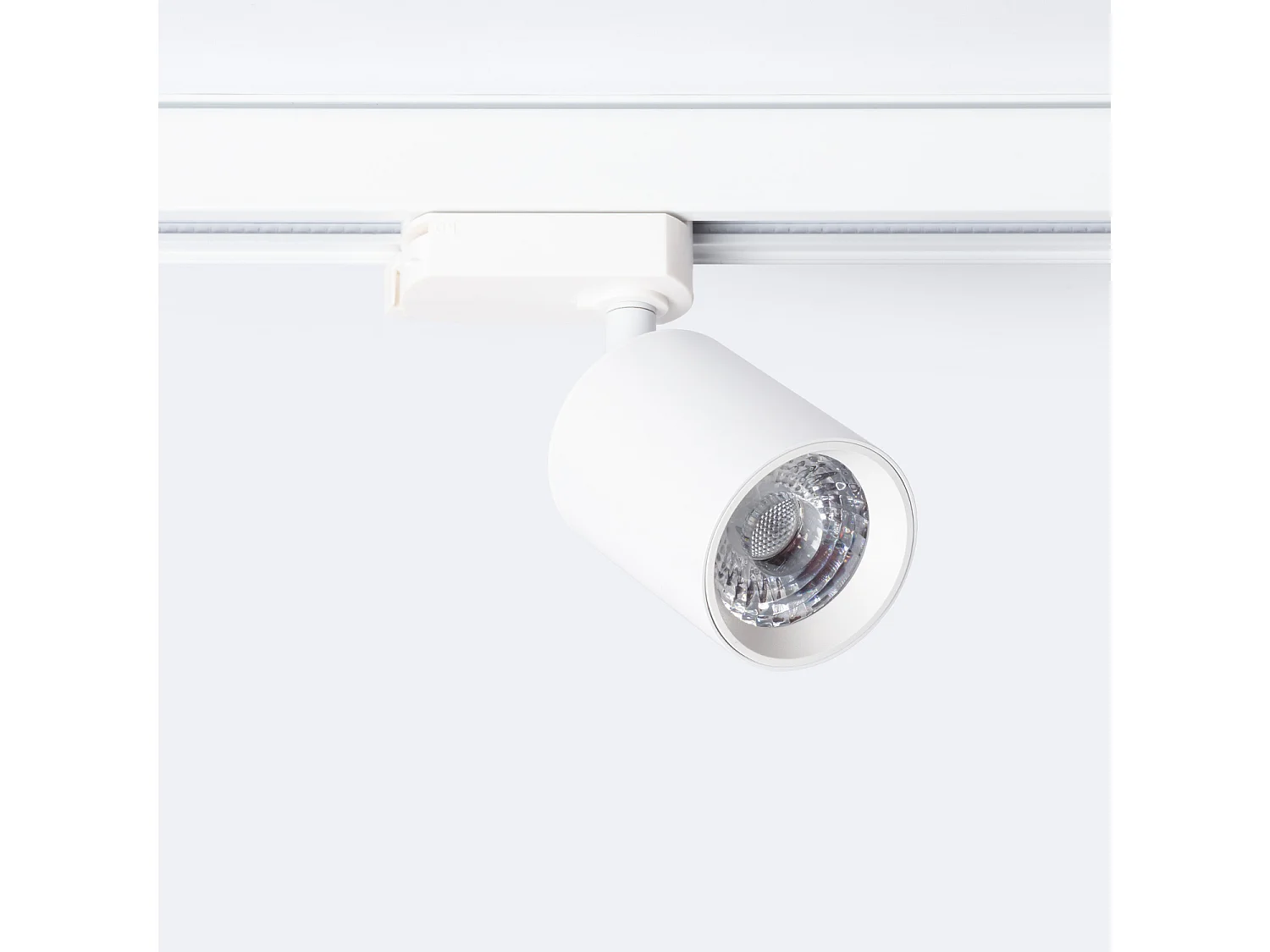 Spot LED sur Rail Monophasé 10W Mallet Dimmable Blanc 3000K Blanc chaud