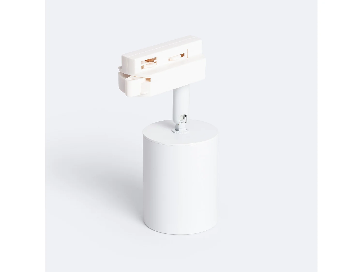 Spot LED sur Rail Monophasé 10W Mallet Dimmable Blanc 3000K Blanc chaud