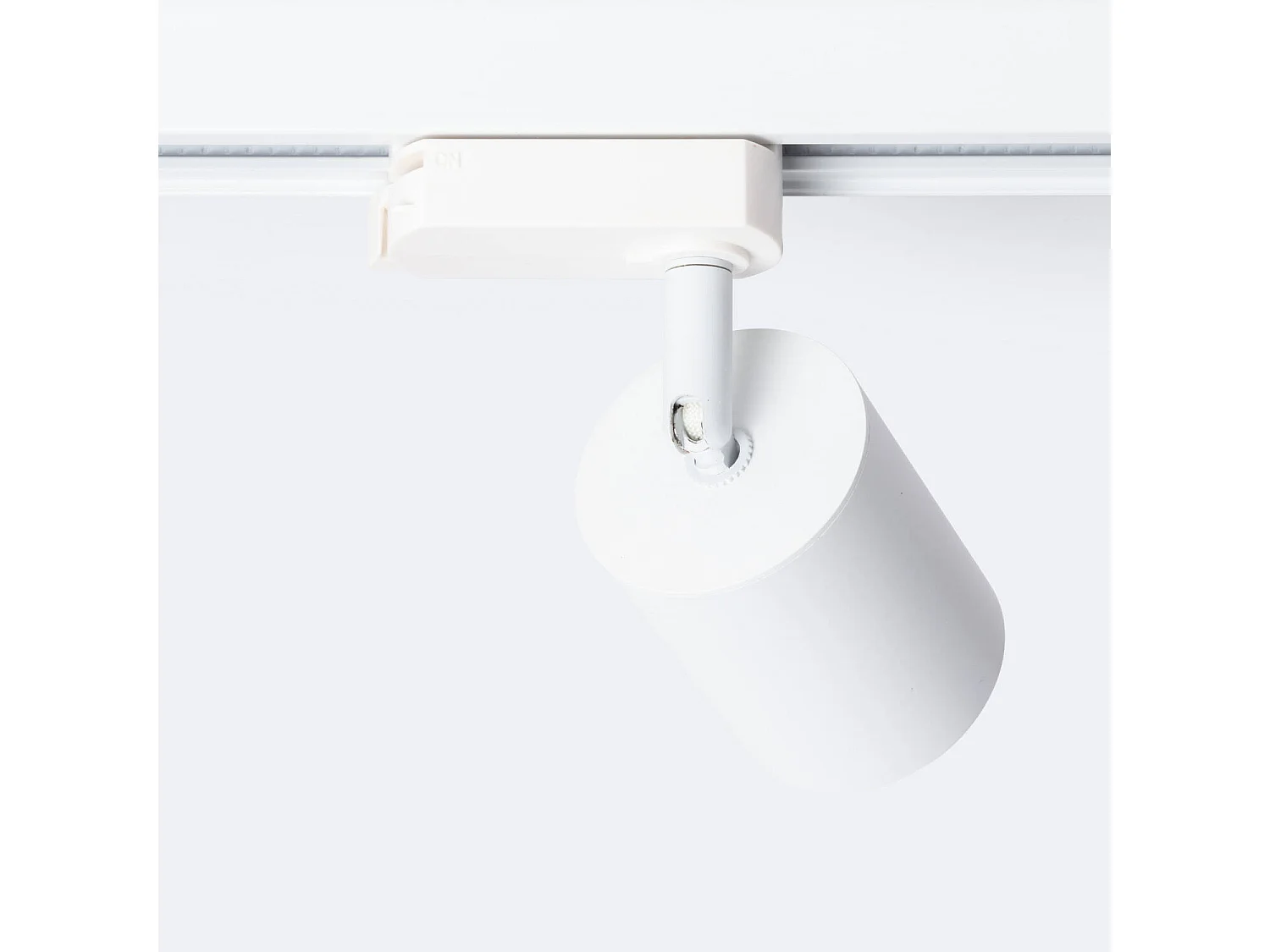 Spot LED sur Rail Monophasé 10W Mallet Dimmable Blanc 3000K Blanc chaud