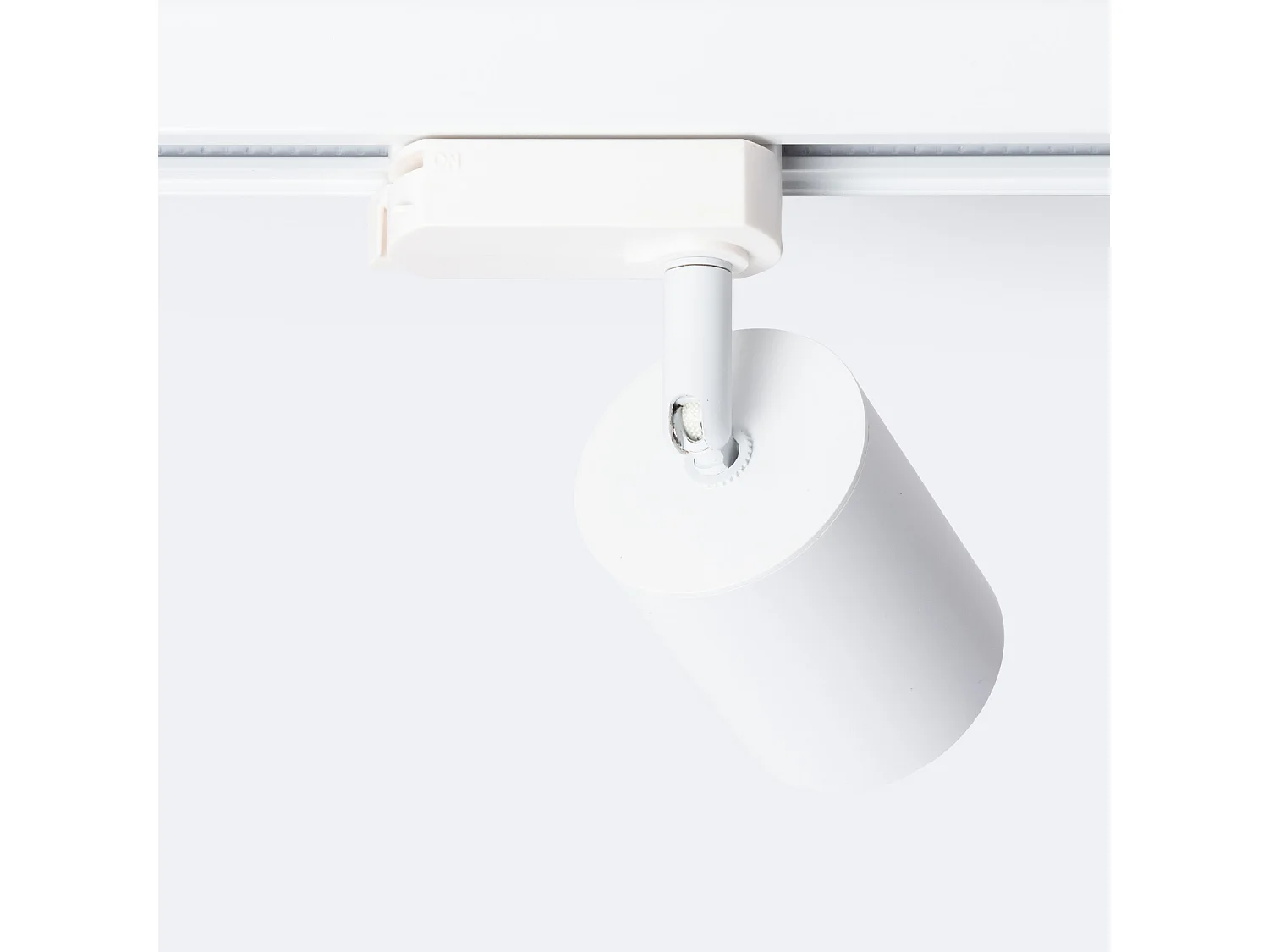 Spot LED sur Rail Monophasé 10W Mallet Dimmable Blanc 3000K Blanc chaud