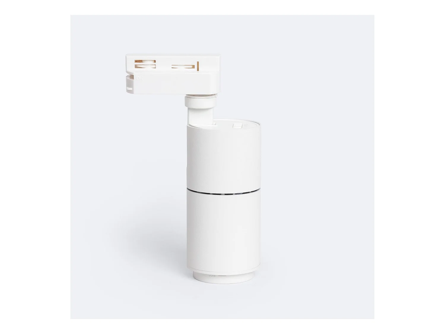 Spot LED sur Rail Monophasé 10W Pulyx Dimmable CCT Sélectionnable Multi-angle 15-60º Blanc