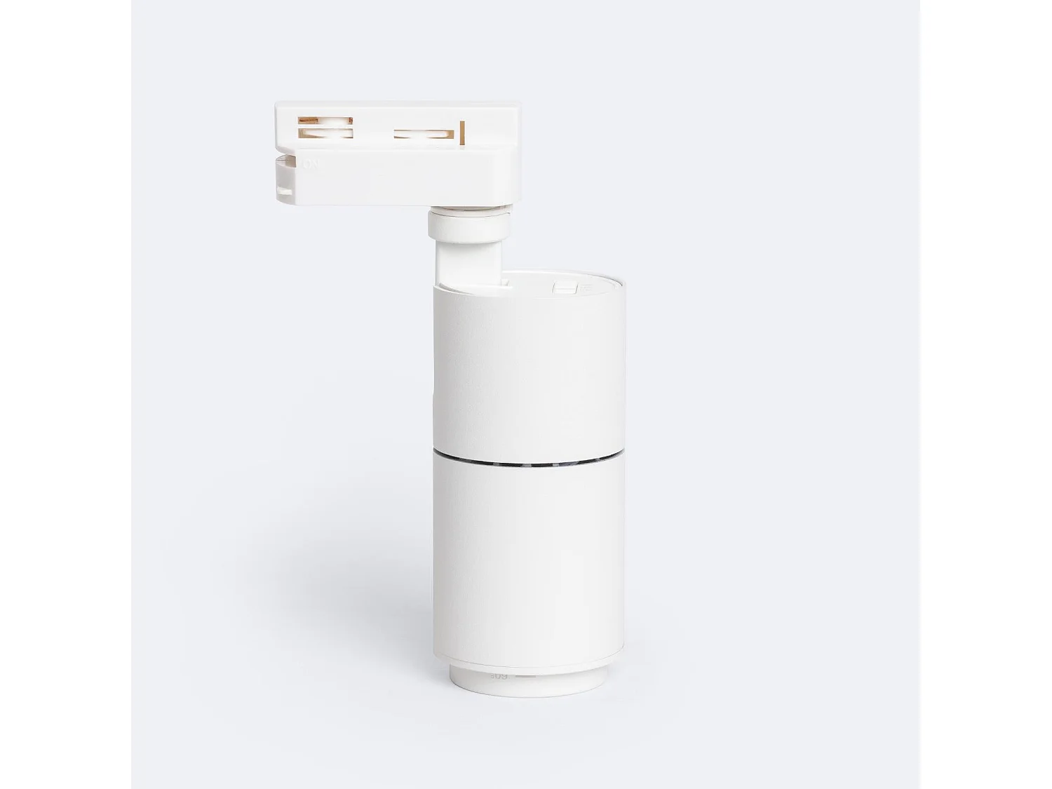 Spot LED sur Rail Monophasé 10W Pulyx Dimmable CCT Sélectionnable Multi-angle 15-60º Blanc