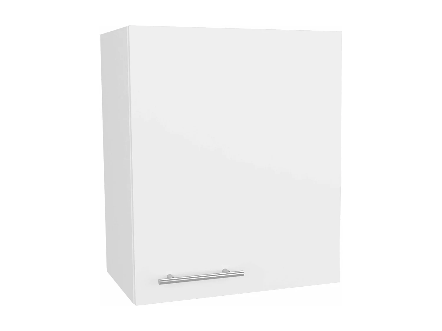 Armoire Manchester en mélaminé avec 2 étagères et 1 porte, blanc , 60 cm X 50 cm X 33.5 cm