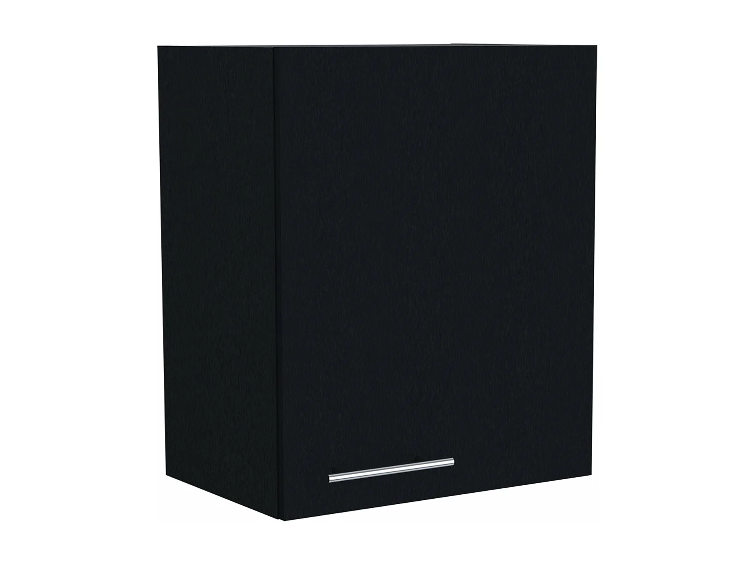 Armadio Manchester in melaminico con 2 ripiani e 1 anta, nero , 60 cm X 50 cm X 33.5 cm