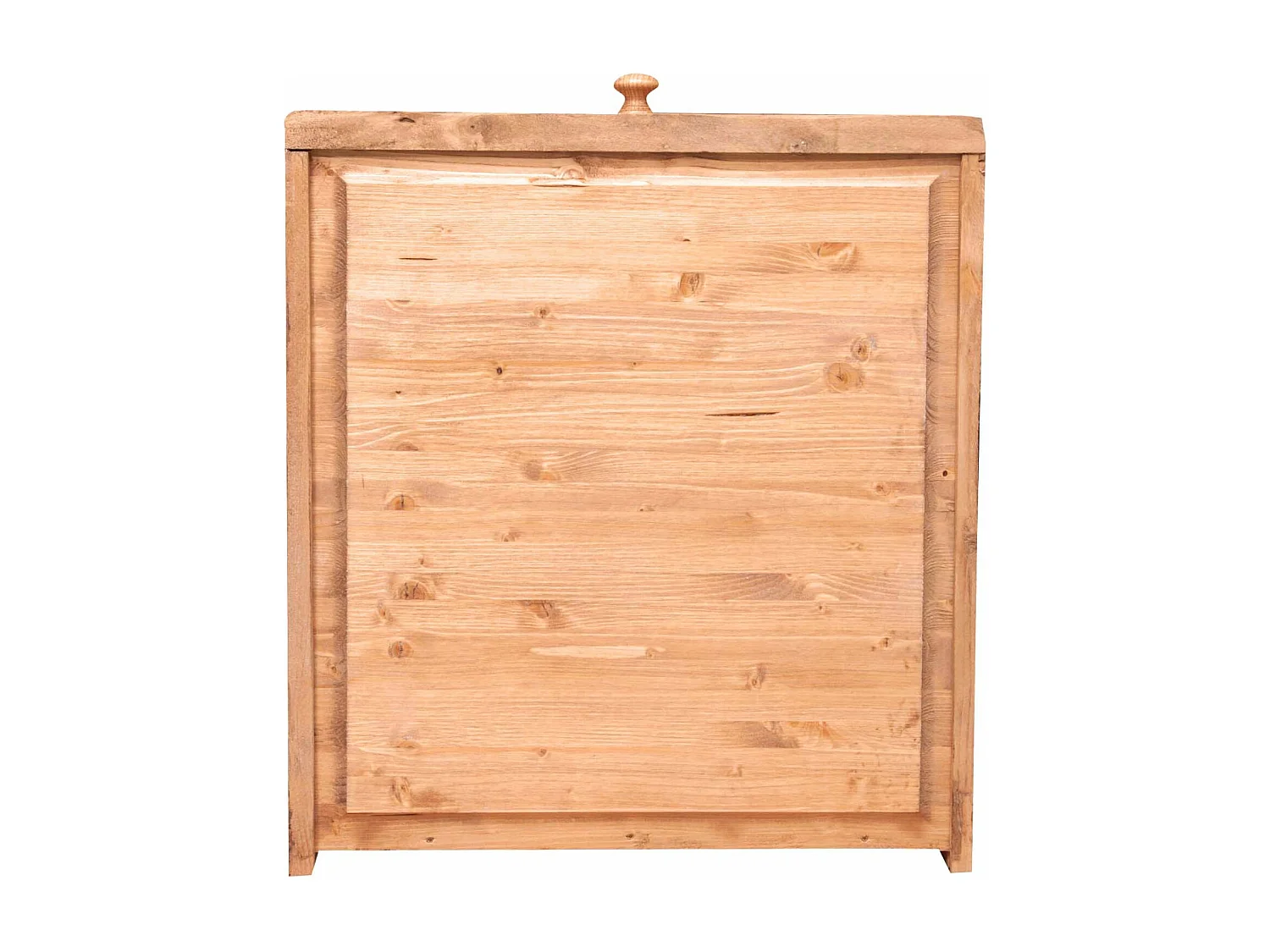 BISCOTTINI - Armoire - Bois massif finition antique naturelle - Armoire de rangement - Garde-robe et dressing - Armoire de jardin - Armoire vintage - 120x59x197 cm