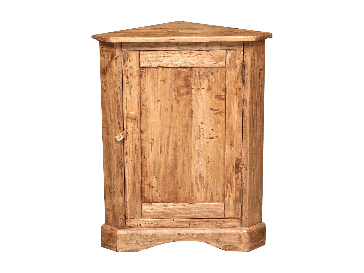 BISCOTTINI - Armoire - Bois massif finition antique naturelle - Armoire de rangement - Garde-robe et dressing - Armoire de jardin - Armoire vintage - 50x50x92 cm