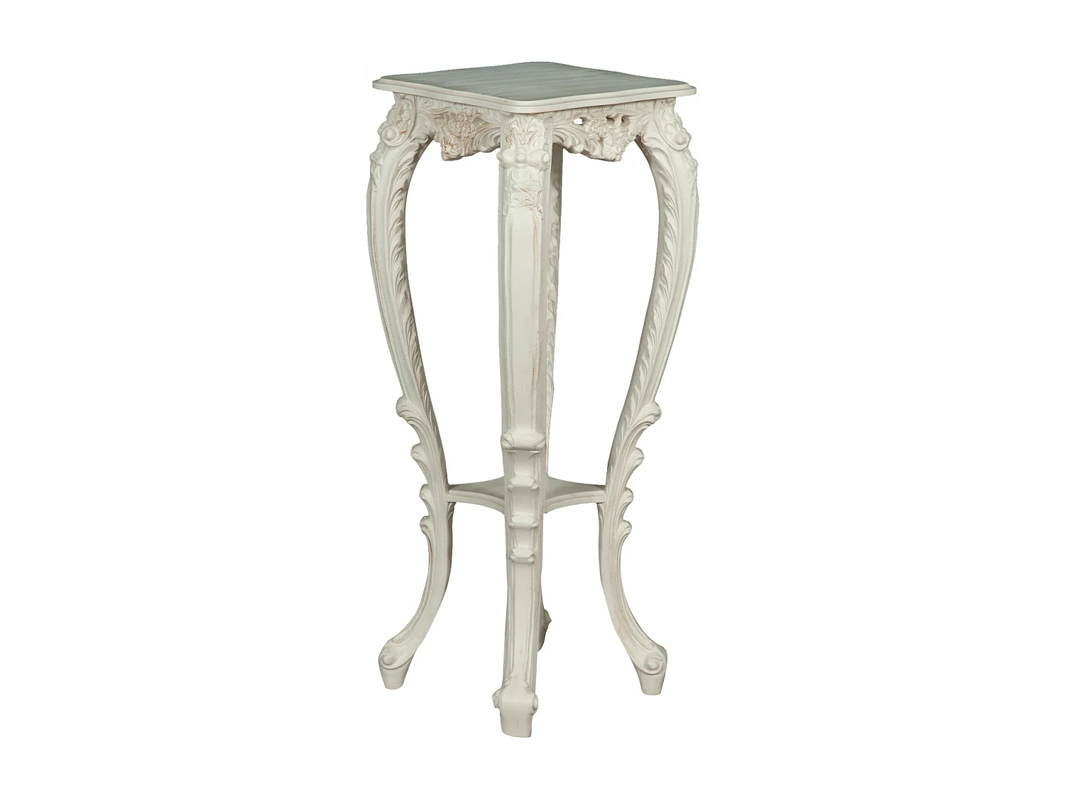 BISCOTTINI Console en bois - Finition blanche antique - Table d'appoint Décoratif - Pour Salon, Salle à manger, Cuisine - Table basse 37x34x87 cm