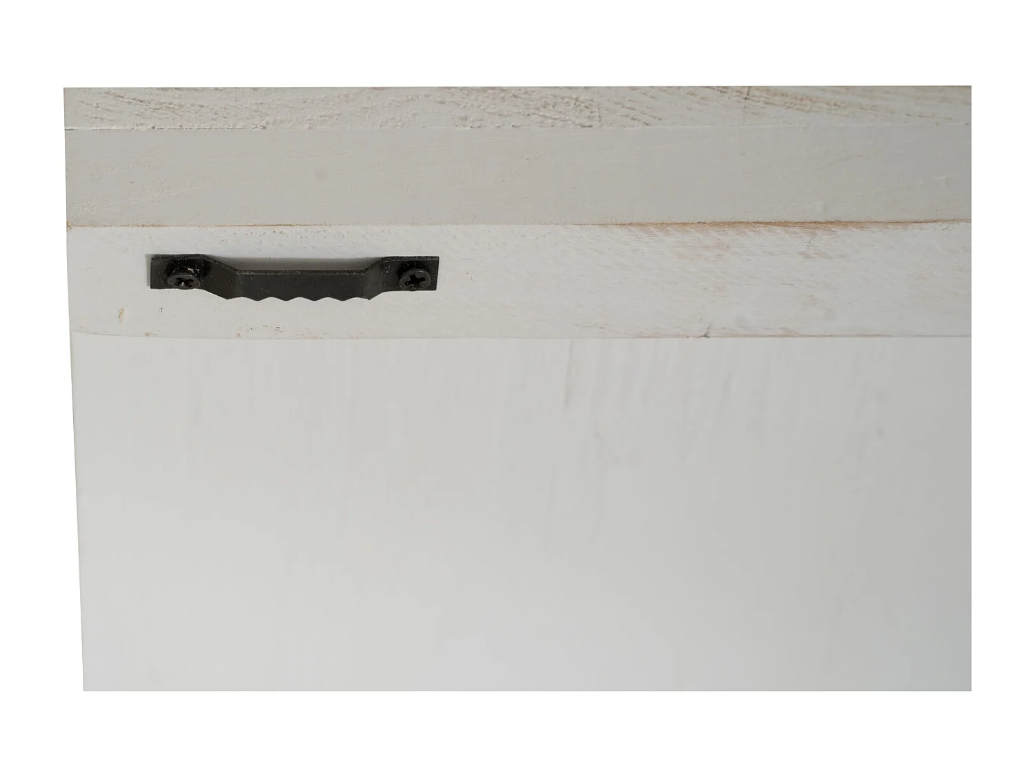 BISCOTTINI Porte-Clés en Bois - Finition Blanc Antique - Décoration d’Entrée - Rangement - Suspendu - Support Mural - 37 x 4 x 47 cm - 16 crochets