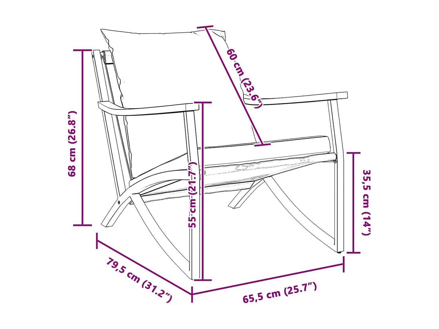 Tuinstoelen 2 st met kussens staal zwart