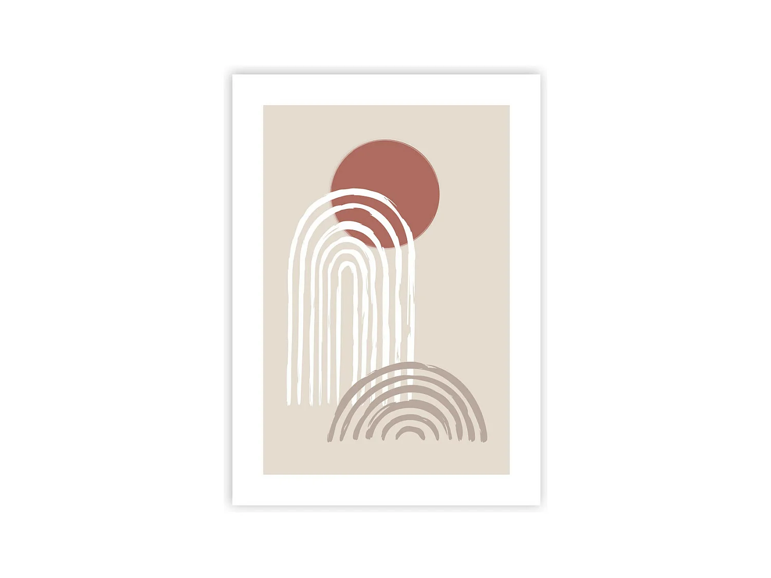 Affiche papier imprimé arche sans cadre