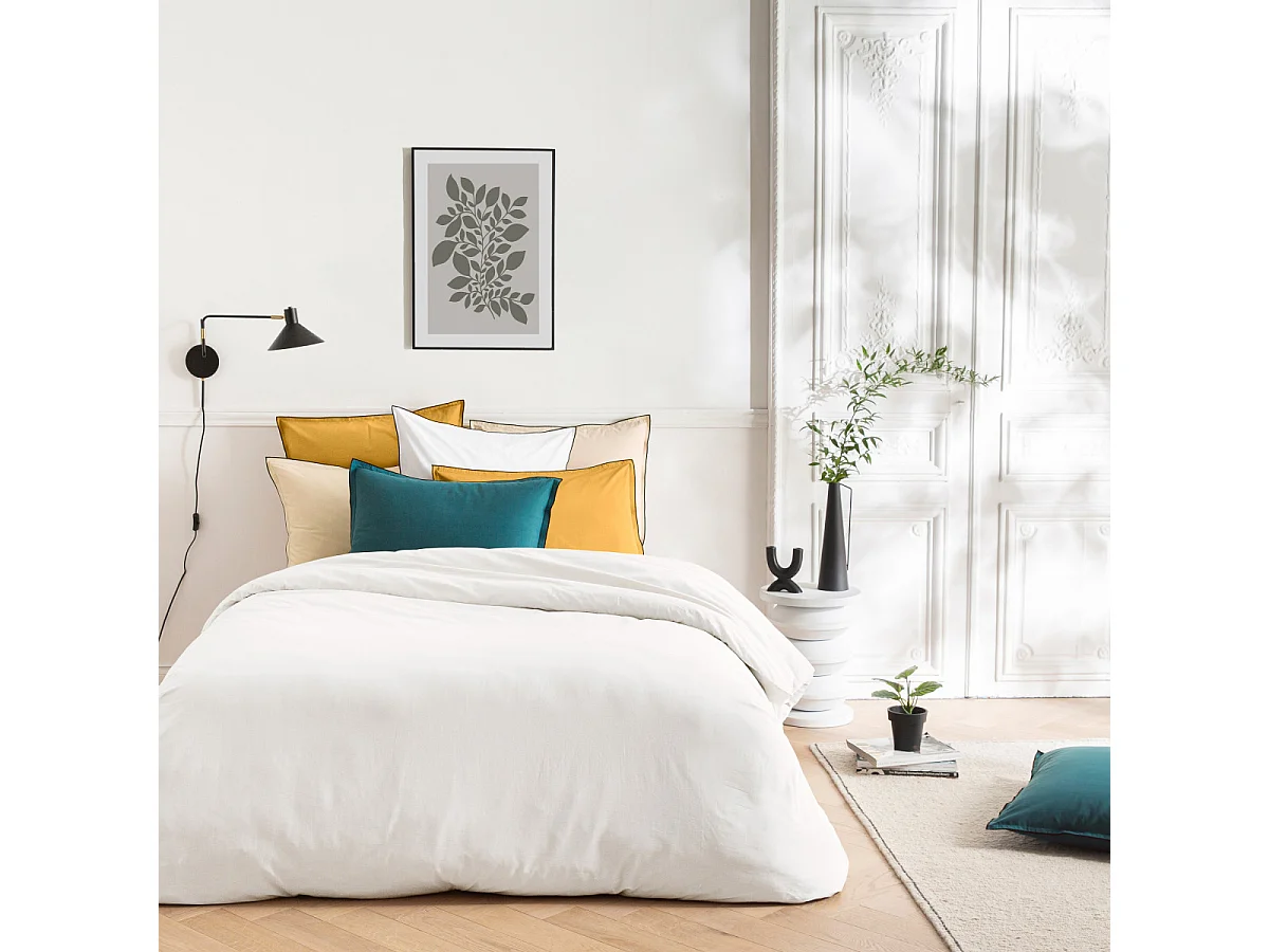 Affiche papier imprimé feuilles sans cadre