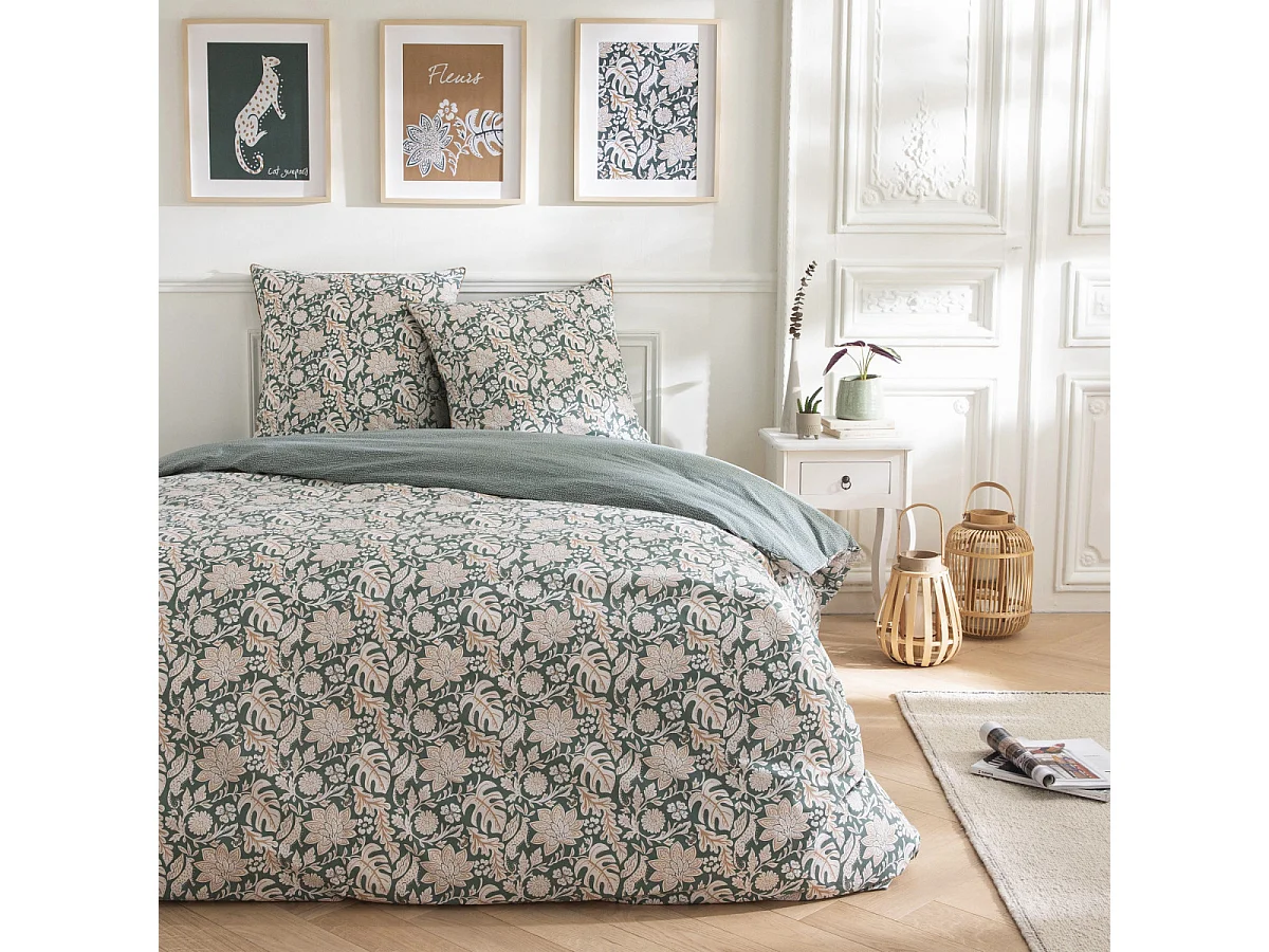 Affiche papier imprimé tropical sans cadre