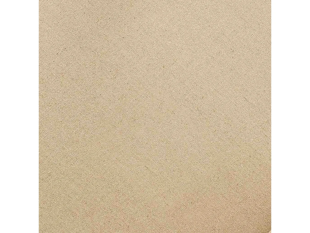 Sofá de madeira com estofamento creme 122x85x34/74