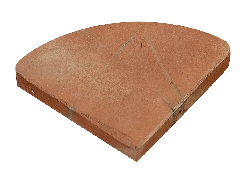 BISCOTTINI Pots de Fleurs - Pieds en Terre Cuite pour Pots de Fleurs d'Intérieur et d'Extérieur - Jardinières - Jardin - 10x10x2,5 cm - Lot de 20