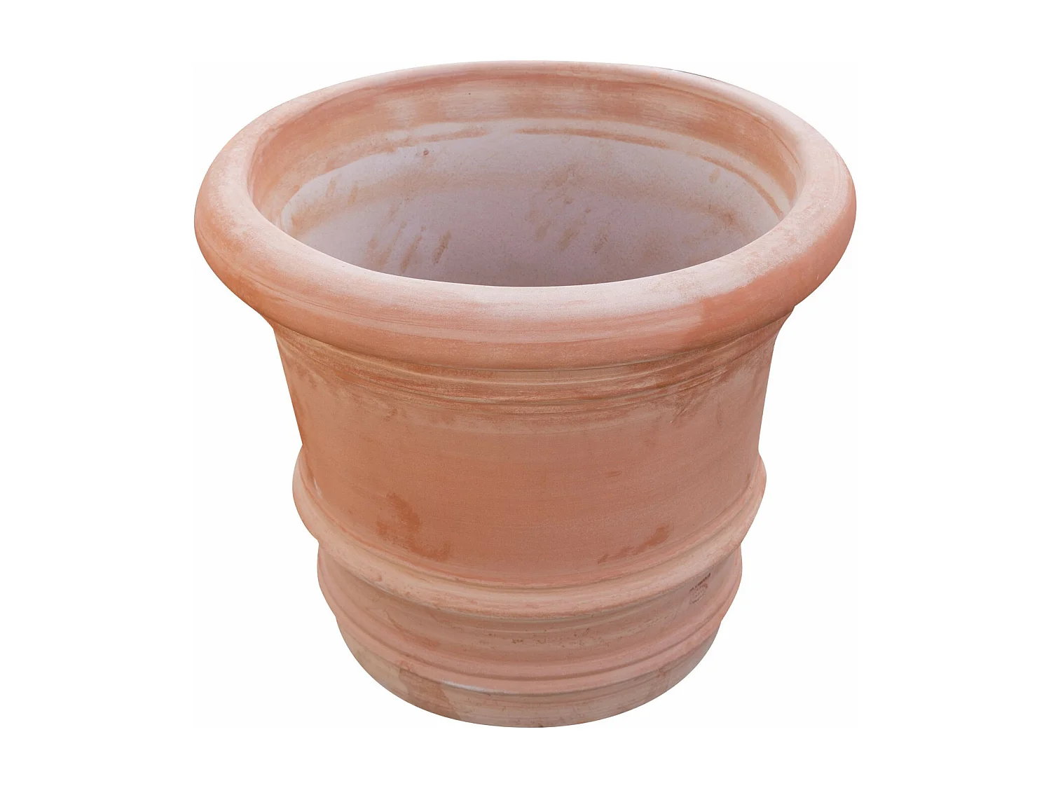 BISCOTTINI Vase - Finition Terre Cuite - Pot de Fleurs - Jardinière - Vase de Jardin - Extérieur - Terrasse - Balcon - 50x50x44 cm
