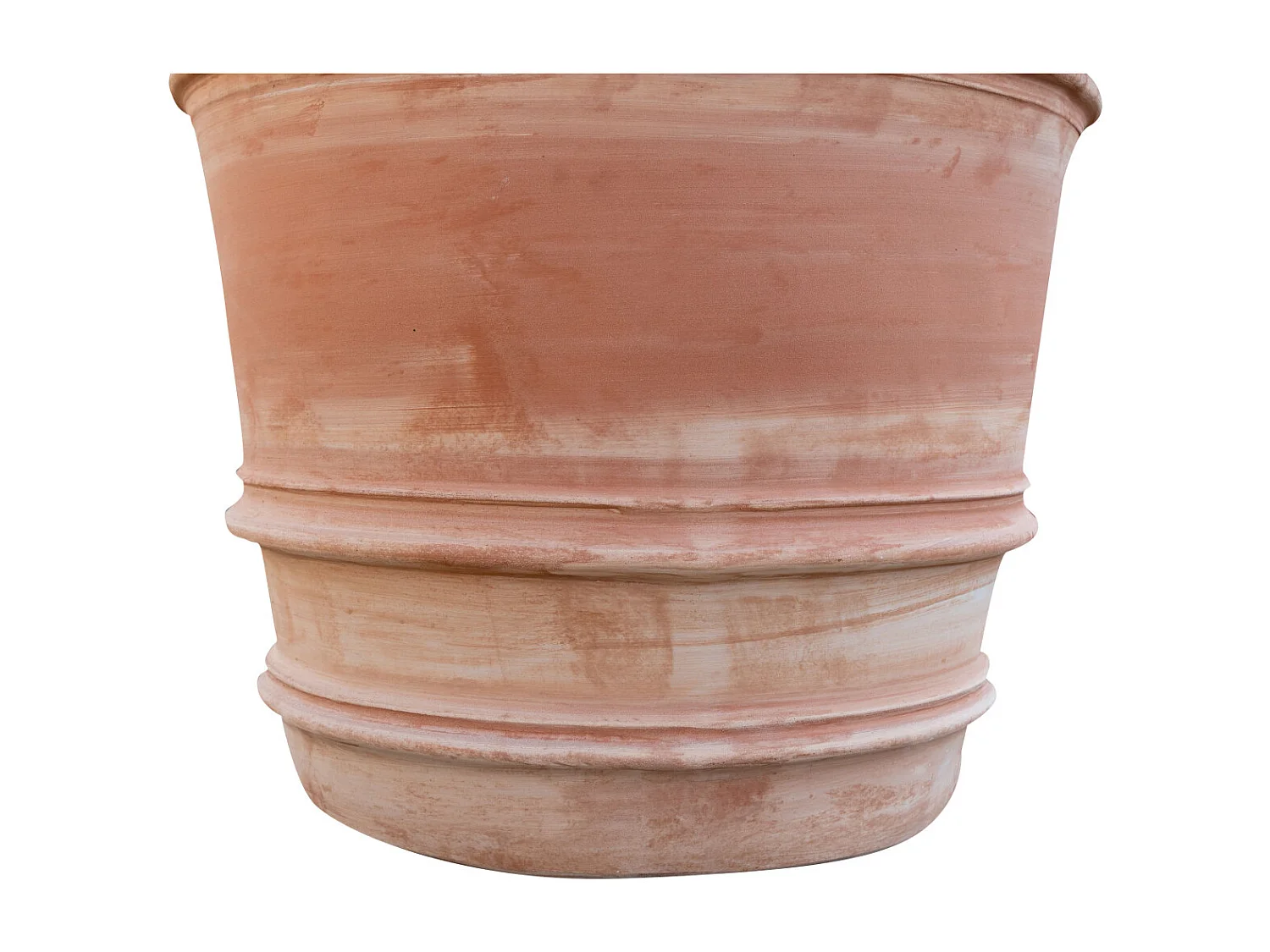 BISCOTTINI Vase - Finition Terre Cuite - Pot de Fleurs - Jardinière - Vase de Jardin - Extérieur - Terrasse - Balcon - 50x50x44 cm
