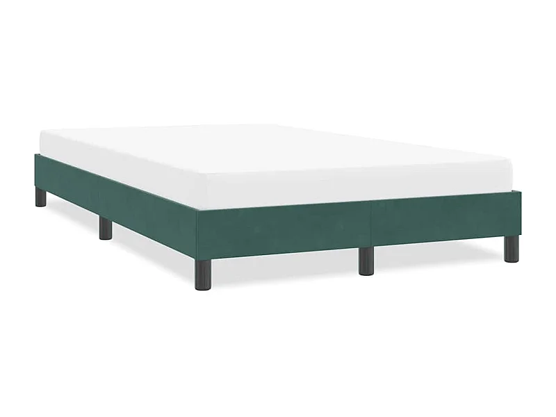 Bedframe zonder matras 120x210 cm fluweel donkergroen