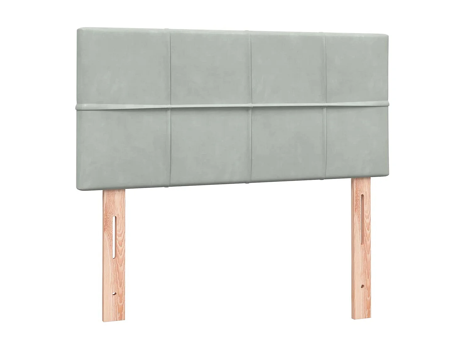 Cama com molas/colchão cinzento-claro 80x220 cm veludo