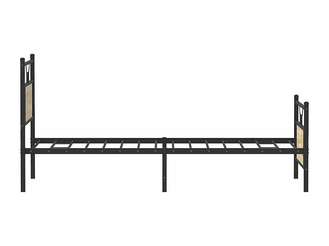 Cadre de lit sans matelas chêne sonoma 90x190 cm