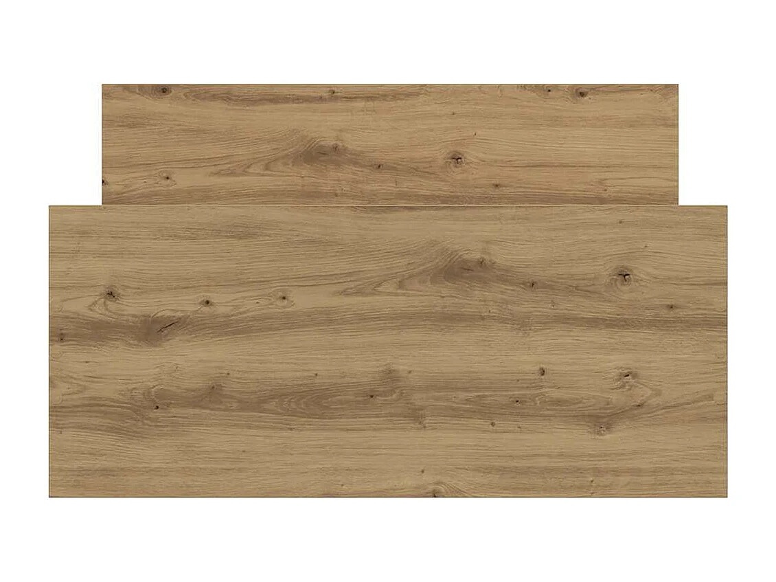 Cadre de lit sans matelas chêne artisanal 100x200 cm