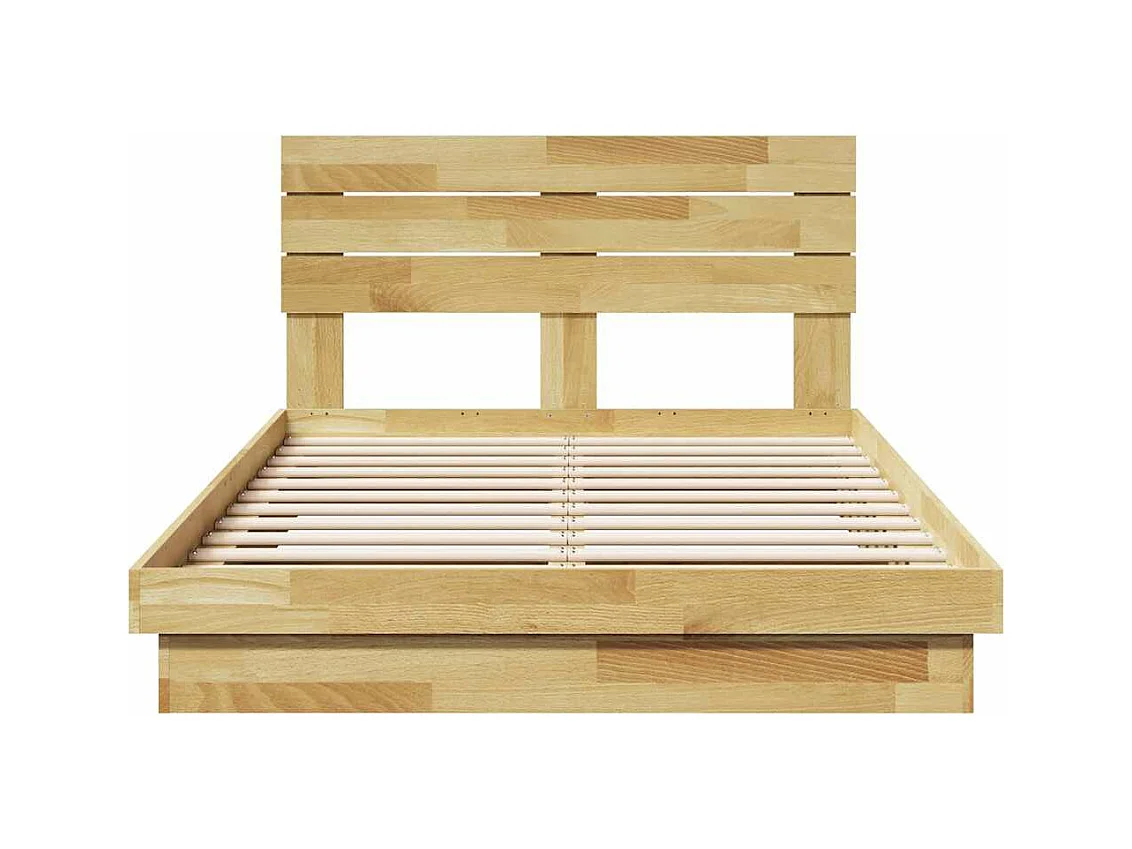 Cadre de lit avec tête de lit sans matelas 120x200 cm