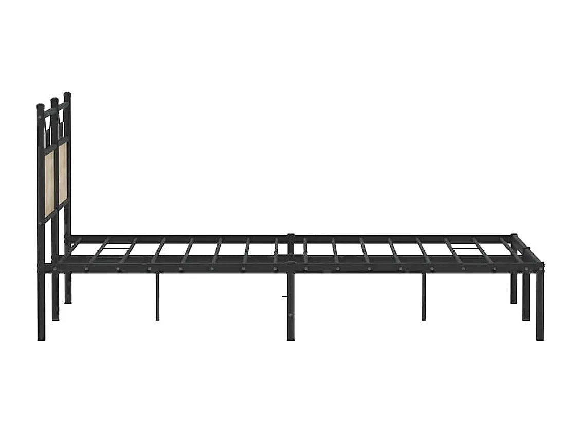 Estructura de cama sin colchón madera roble Sonoma 150x200 cm