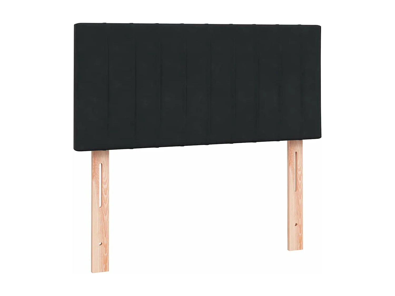 Cama box spring com colchão 90x210 cm veludo preto