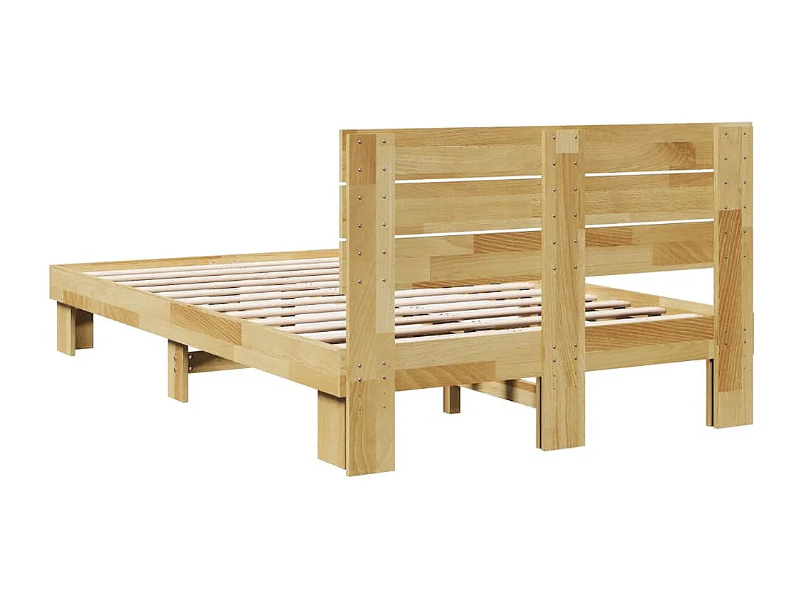 Cadre de lit avec tête de lit sans matelas 120x190 cm