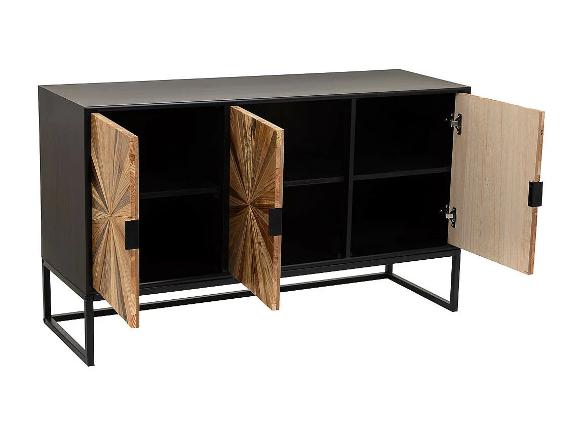 Credenza in legno marrone 120x34x70h cm